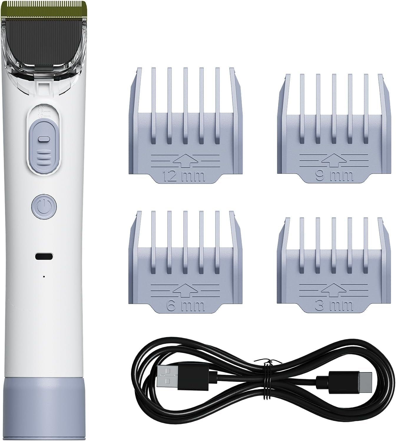 Pet Grooming Clipper Kit for Dog&Cat Hair Removal, Electric Dog Hair Trimmer for Grooming, Dog Hair Clippers at Home- PET-2504C