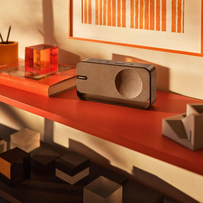 Soundlink Home Speaker, Premium, Portable and Wireless Bluetooth Bookshelf Speaker, up to 9 Hours Battery Life, Cool Grey