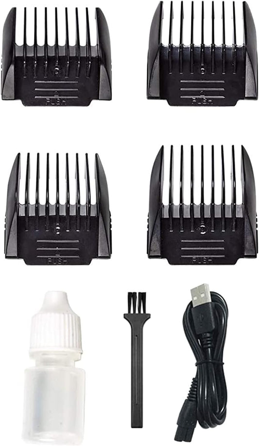 Cordless Dog Shaver Trimmer Kit with Additional Scissor and Hand Comb - Hair Clippers for All Fur Type & All Size Dogs Cats and Pets